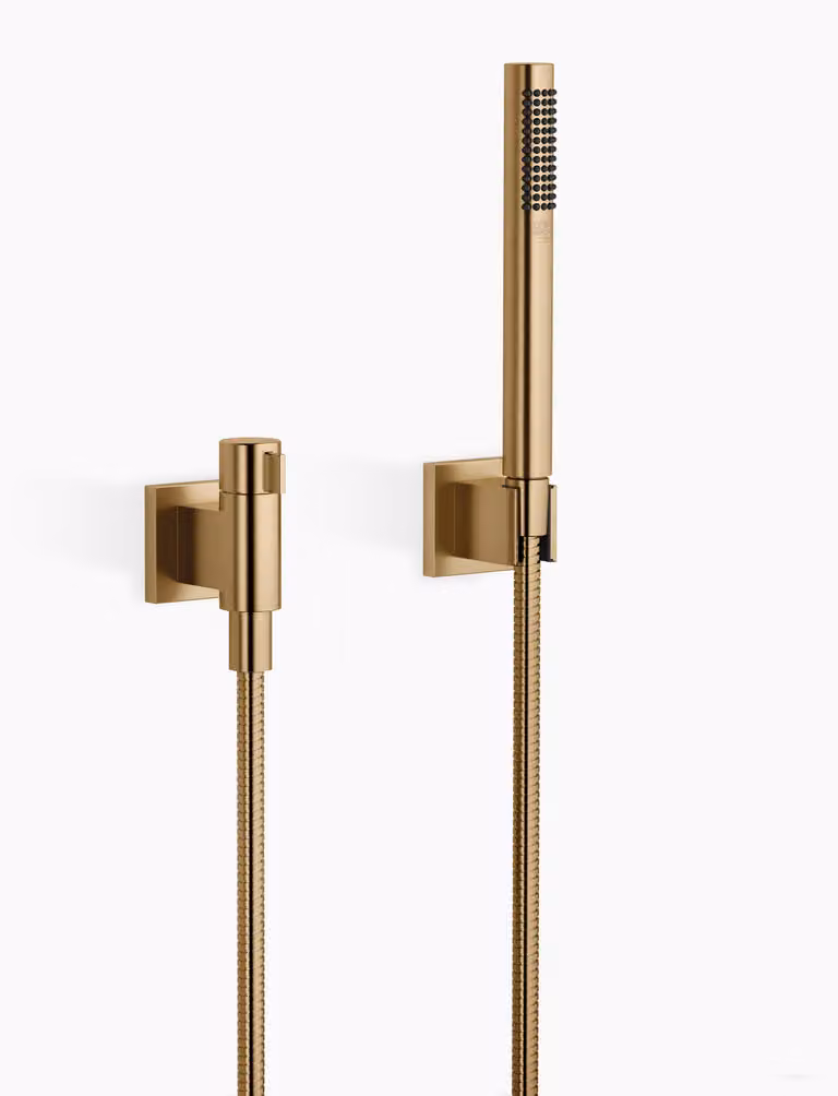 Garniture de douche Dornbracht avec rosaces individuelles, avec régulateur de débit, 27809985-39, 27809985-39