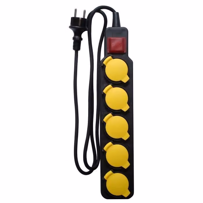 Blocco impermeabile IP 44 - 5x16 A