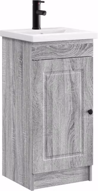 Mobile da bagno con Lavabo | Armadio Lavabo Sonoma grigio 42 x 40 x 84,5 cm