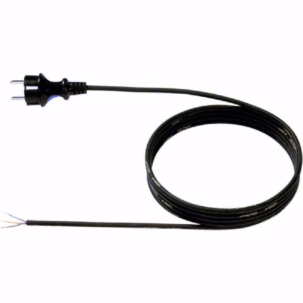 Cavo di alimentazione in neoprene BACHMANN 3G1,00 3m, H07RN-F 3G1,00 nero 32/AEH