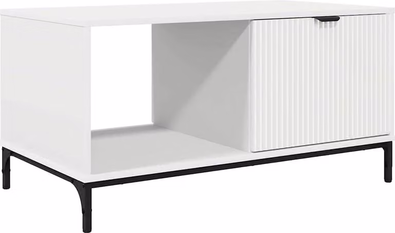 Tavolino da salotto Bianco 90 x 49 x 46 cm Legno multistrato