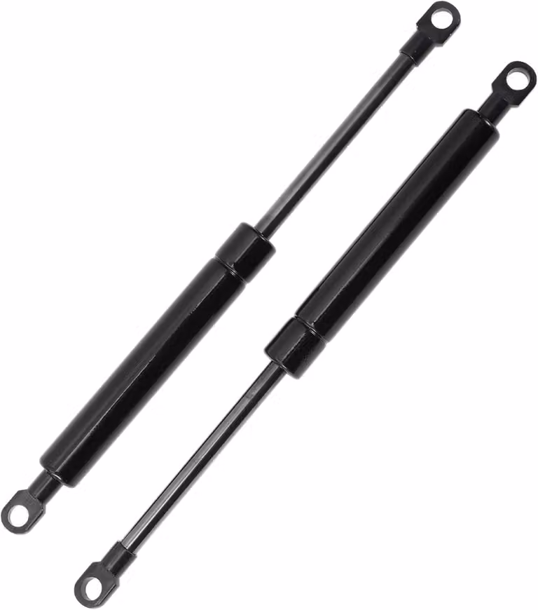 Ammortizzatore a gas Acciaio al carbonio, 250 mm, 200 N, confezione da 2 pezzi, per auto e mobili
