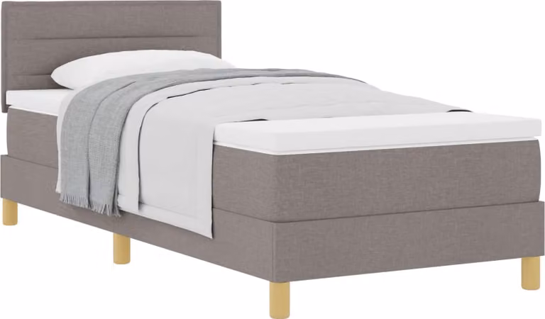 Letto a molle con cuscino Talpa 90 x 200 cm Tessuto