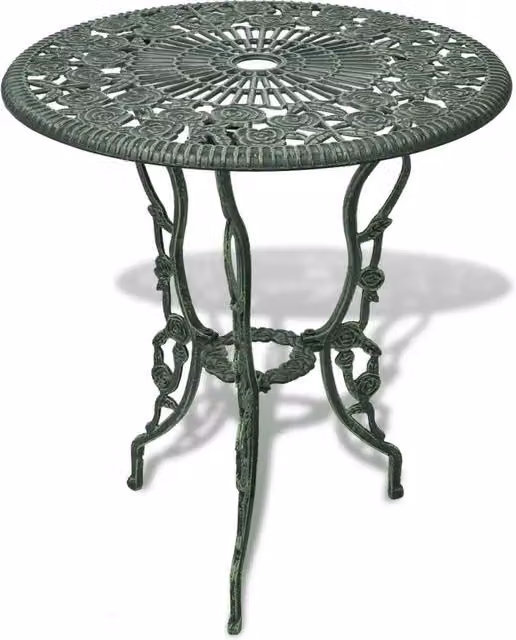 Set da Bistrot 3 pz in Alluminio Pressofuso Verde 42164