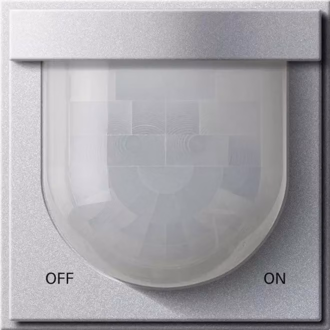 Sensore di movimento KNX Comfort 2,20 m Gira TX_44 F in alluminio 205165