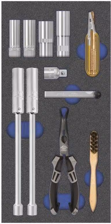 Utensili per candele di accensione MTS, 11 pezzi, 10 mm (3/8") (1/3