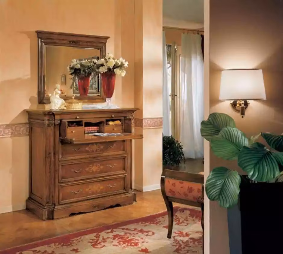 Kommode Italienische Möbel Spiegel Kommode Sideboard Schrank Holz