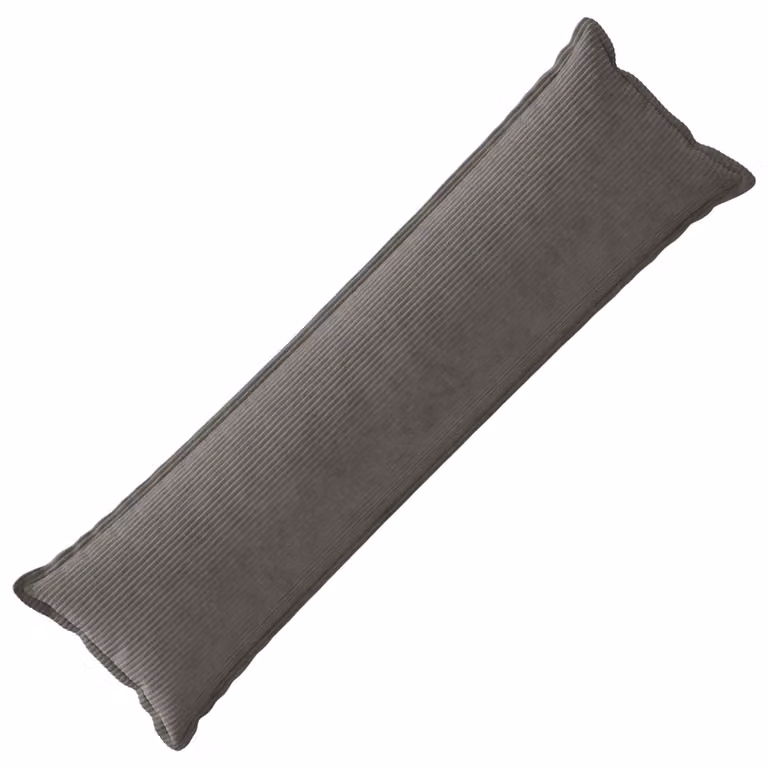 Federa HOUTEN vidaXL in velluto a coste Grigio Scuro, L 145 cm x P 40 cm