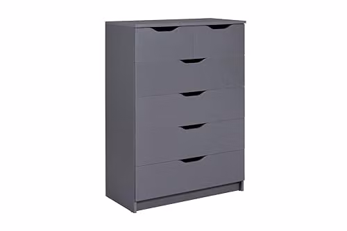 Cassettiera Silenzia 2S4S Grigio 81,5 x 40 x 112,5 cm