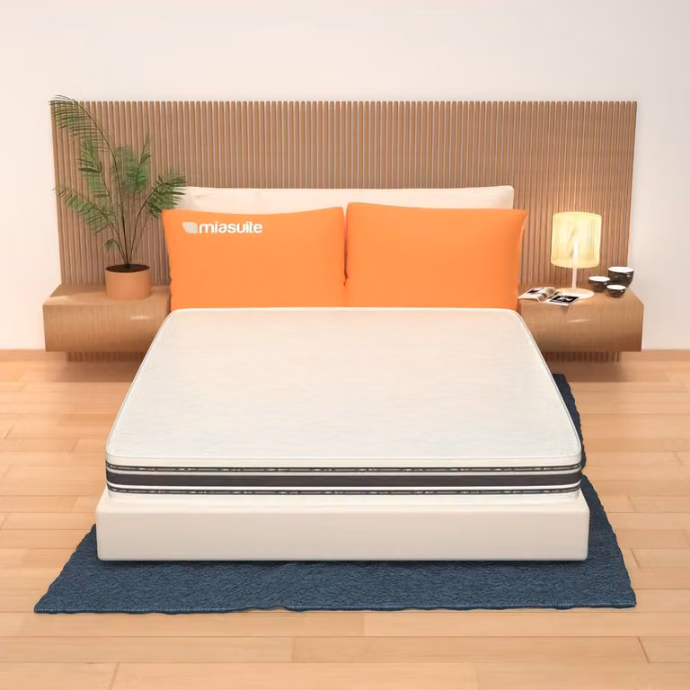 Materassi in memory foam, dimensioni 160x190 cm, altezza 30 cm, con 9 zone