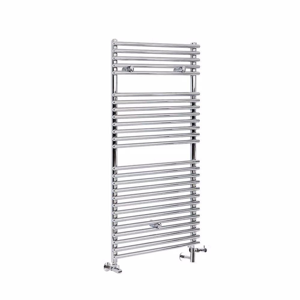 Scaldasalviette Misto Piatto Arno Cromato L: 119 cm, H: 119 cm, P: 60 cm