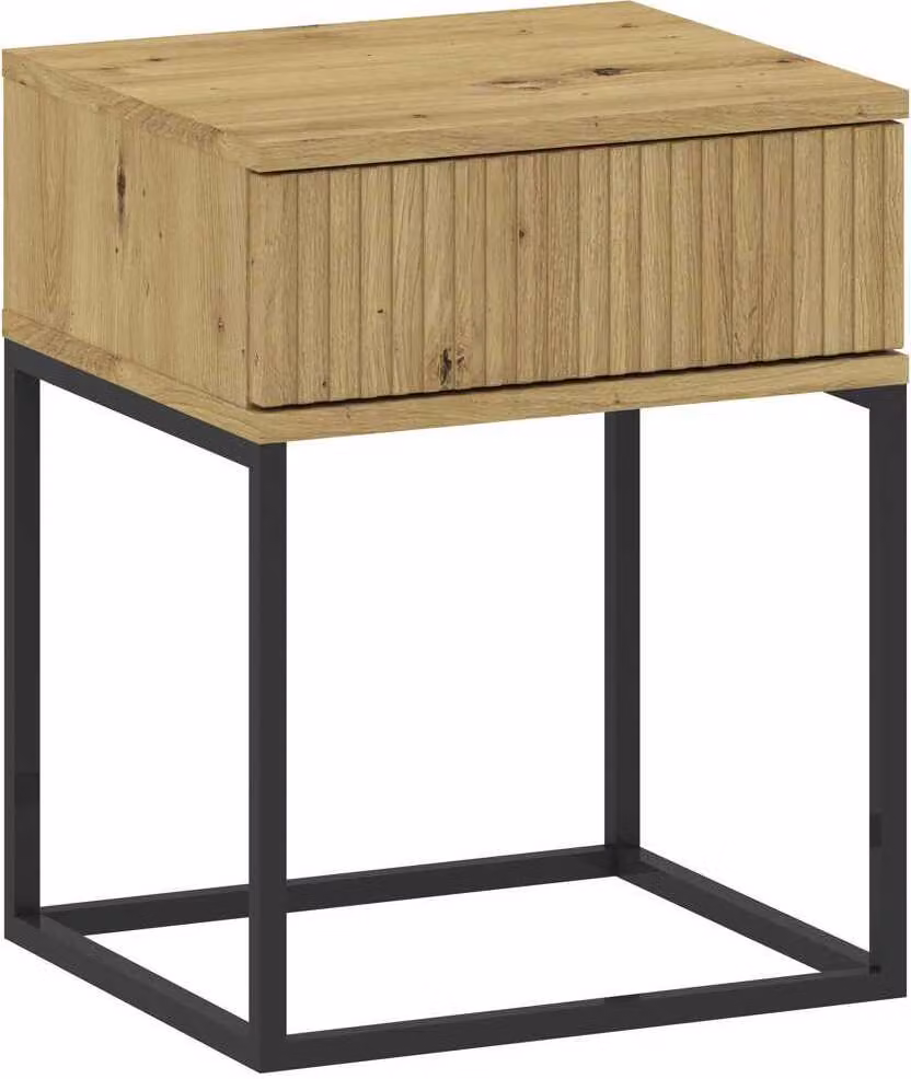 Comodino con cassetto MARETA 1 - rovere artisan