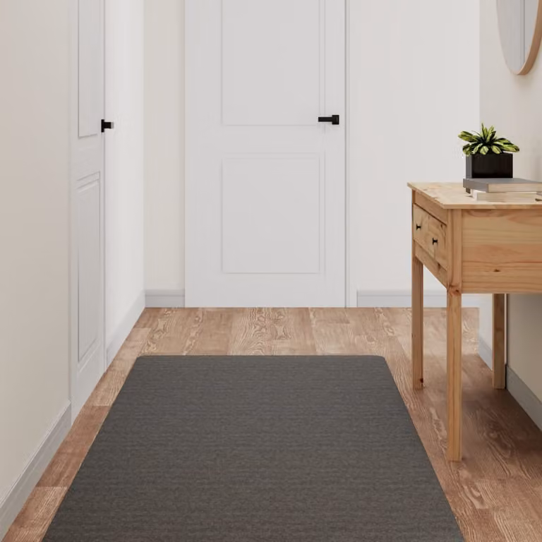 Tappeto a corsia vidaXL antracite lavabile L: 80 cm x P: 180 cm