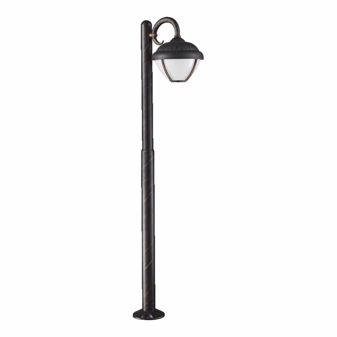 Lampada da percorso a LED NEBRASKA 7W, alluminio opaco/rustico L: 260, P: 170, A: 1000