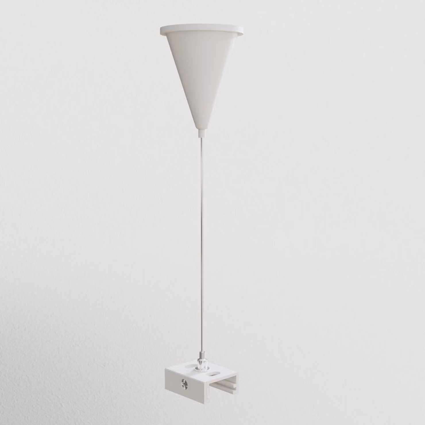 Componente Sospensione Per Binario Plastica Colore Bianco
