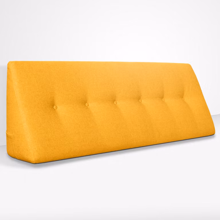 Cuscino da Lettura a Cuneo Chill Pillow 160 cm x 26 cm Giallo