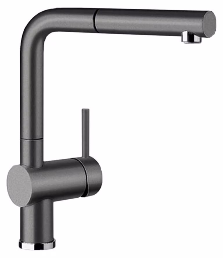Miscelatore per lavello con doccia Blanco LINUS-S rock grey 518813