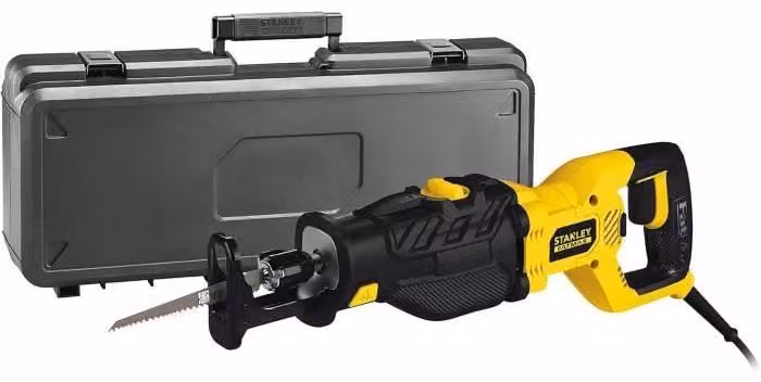 Sega circolare pendolare Stanley Fatmax FME365K, 1050W, corsa di 28mm, 3500 giri/min, utensile professionale, colore giallo e nero