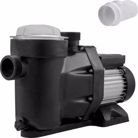 VEVOR Pompa ad Acqua a Pressione per Piscina Interrate e Fuori Terra, Potenza 750 W (1 HP), Portata Max 19200 L/H, 3450 RPM
