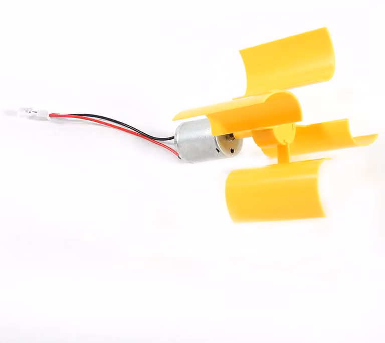 Turbina eolica verticale da 0,55 W, generatore a 12V DC, ideale per progetti didattici