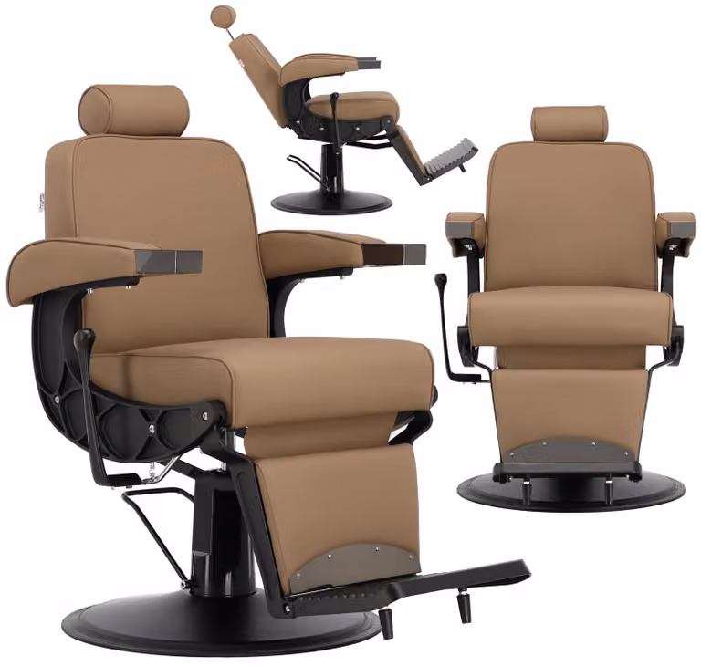 Poltrona da barbiere Olix idraulica per salone di bellezza barber shop Barberking