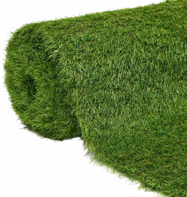 Erba artificiale verde Videx in polipropilene e PE, dimensioni 1 x 15 m – 1