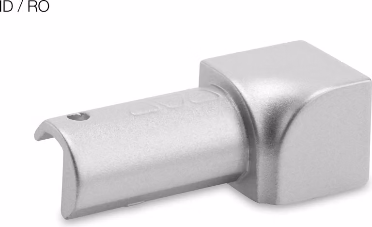 Schlüter Rondec ID/RO100E Innenecke Dekorprofil Edelstahl H=10mm