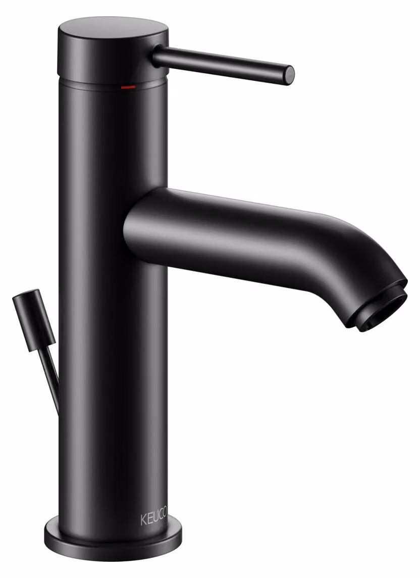 KEUCO IXMO Soft Mitigeur monocommandé pour lavabo 100, avec vidage à tirette, saillie 114mm, 59502372000, 59502372000