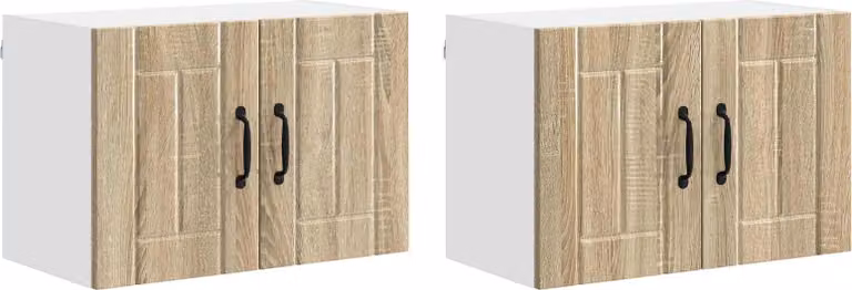 Armadietto a muro LUCCA 2 pcs Rovere Sonoma 60 x 31 x 40 cm