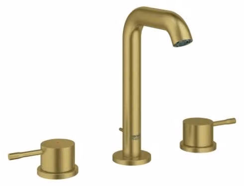 Grohe Essence, mitigeur de lavabo 3 trous, saillie 114mm, avec vidage à tirette, 20296GN1, 20296GN1