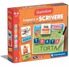 Gioco prescolare Imparo a scrivere Clementoni Sapientino Baby Montessori multicolore
