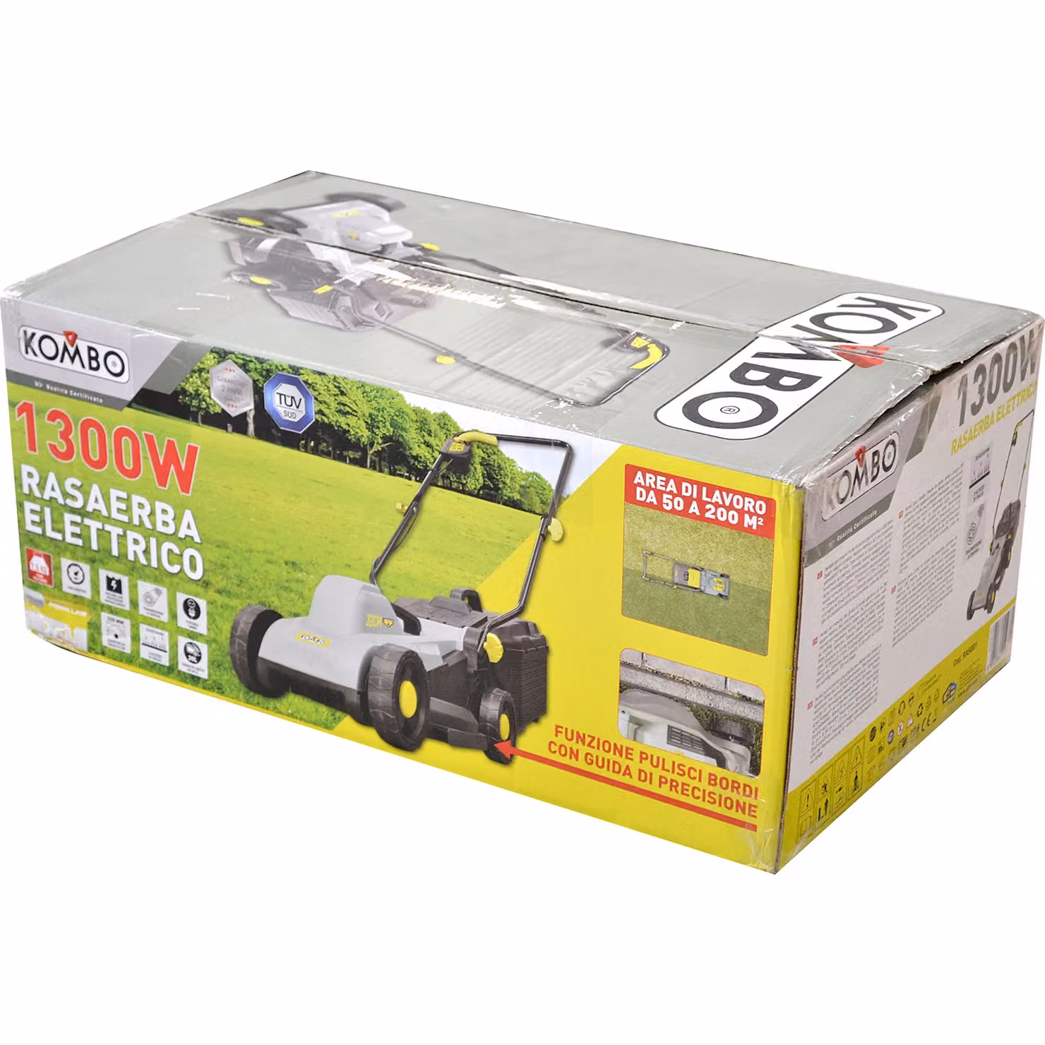 Tagliaerba Elettrico KOMBO 1300 Watt Grigio – 2