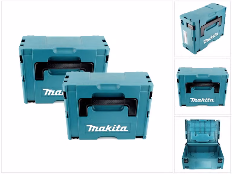Makita Set di 2x Valigette MAKPAC 2 - senza Inserto