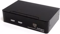 KVM Switch Startech.Com DVI USB a 2 porte, Nero, SV231DVIUA