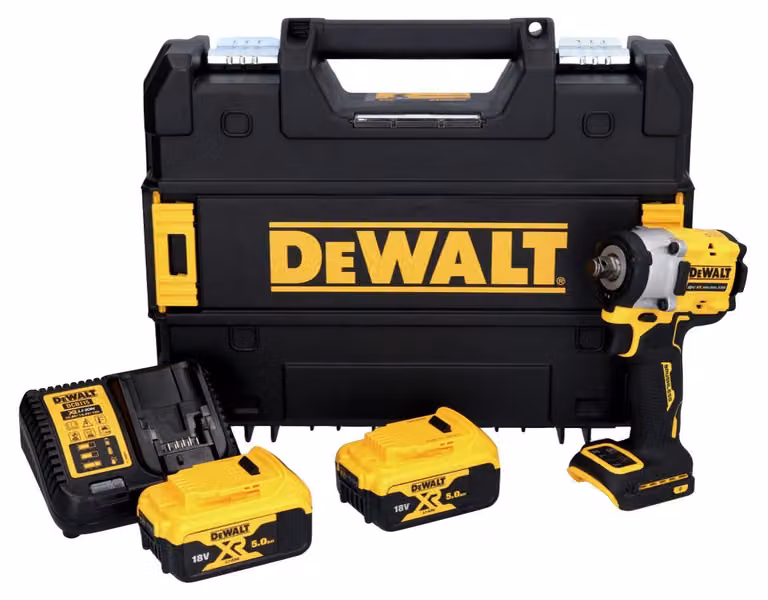 Schlagschrauber 1/2" 18V 406 Nm 2x 5.0 Ah DCF921P2T DEWALT