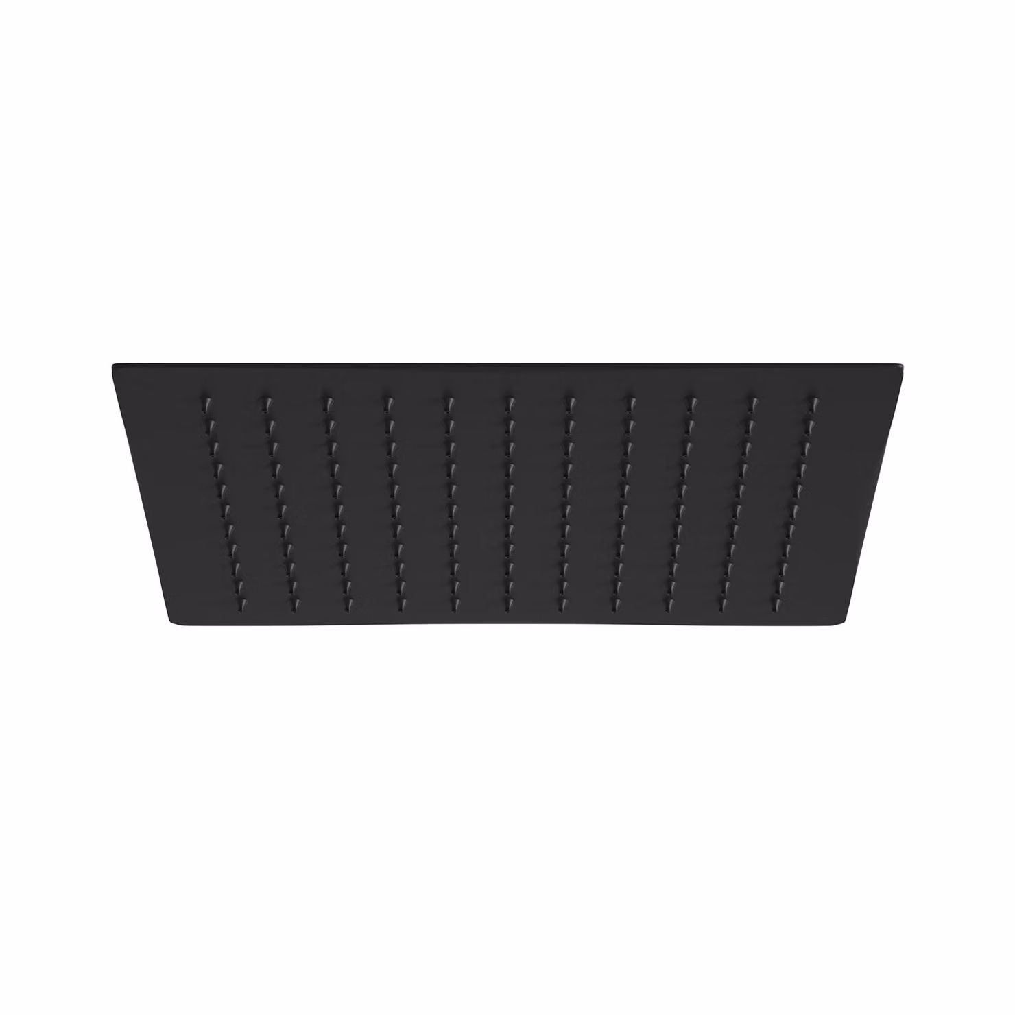 JOHO Soffione doccia a pioggia 10 Pollici, Docce Fisse in acciaio inox 304 Soffione per Doccia con ugelli anticalcare, quadrato 25x 25 cm, nero