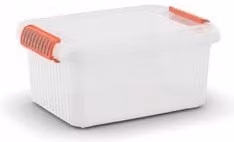 Contenitore Keter Latch Box Bianco L/P/H: 39 x 29 x 18 cm