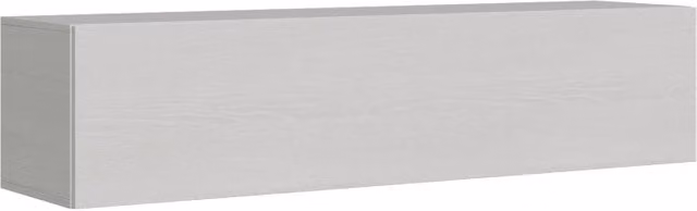 Mobile Pensile con Anta a Ribalta 173,6x40x39,5 cm Bianco Frassino
