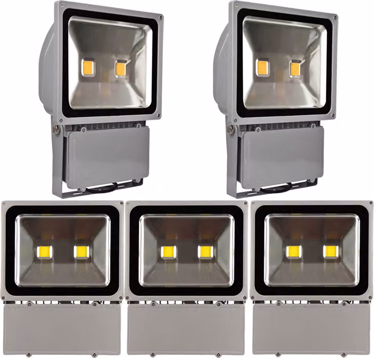 Greenmigo 5pcs 100W LED proiettore LED proiettore proiettore proiettore da interno proiettore da esterno impermeabile IP65 giardino proiettore proiettore da parete