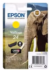 Cartuccia per stampante Epson Serie Elefante Giallo CLARIA 24 C13T24244012