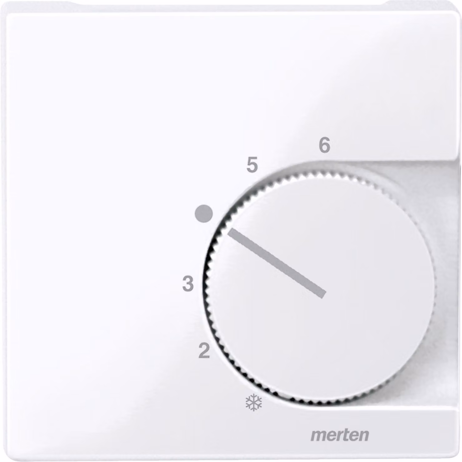 Merten 534725 Copripiastra centrale per termoregolatore M-Pure active bianco/lucido