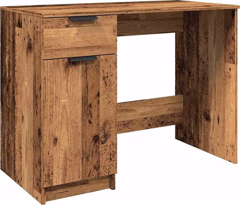 Scrivania Legno Antico 100x50x75 cm in Truciolato