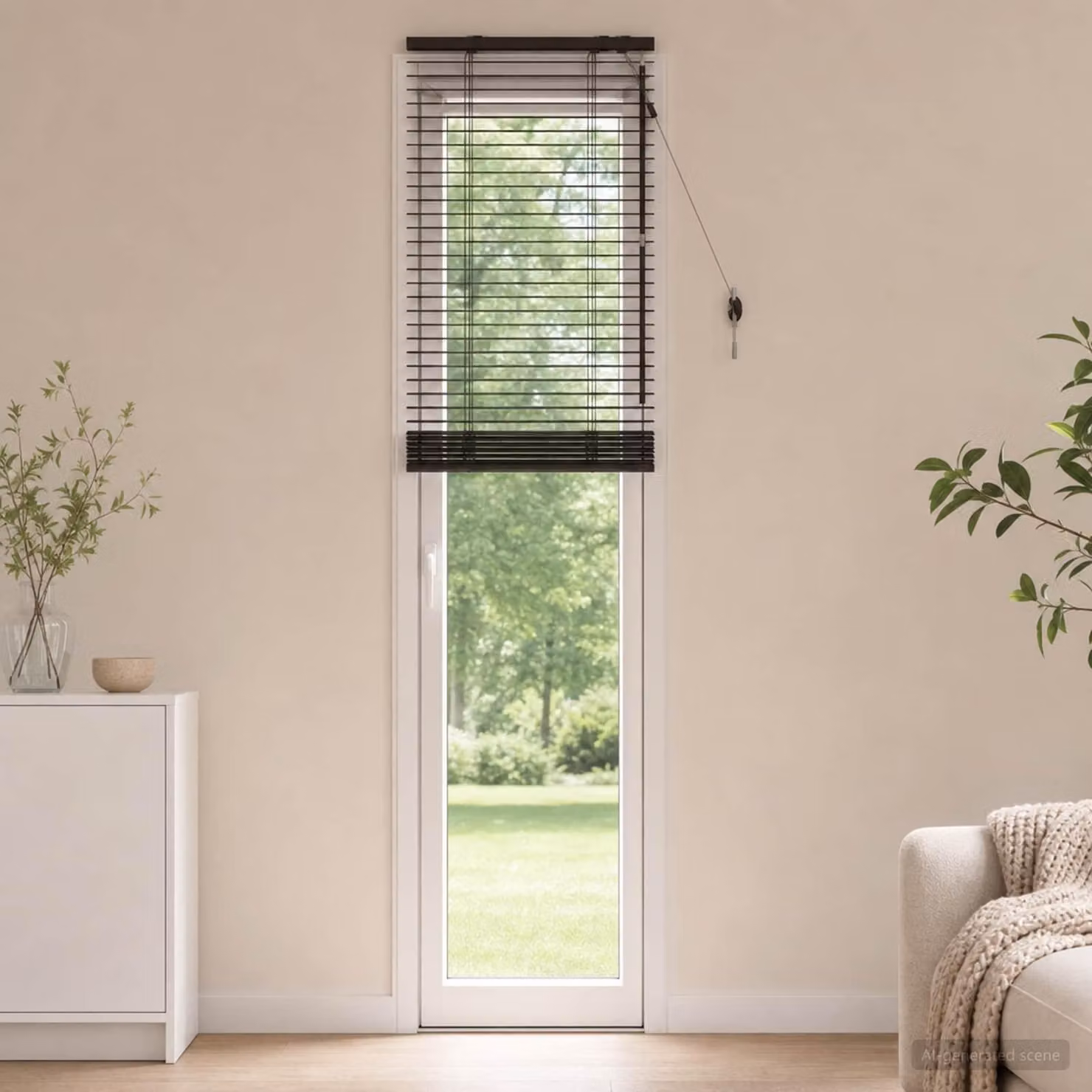 Persiane avvolgibili per finestre Venet, colore marrone scuro, dimensioni 60 x 250 cm, larghezza lamelle 35 mm