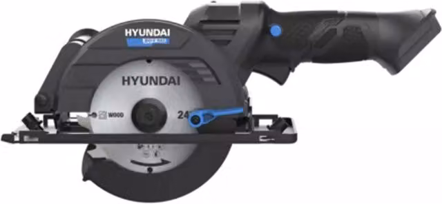 Mini sega circolare a batteria a mano Hyundai CS20X-120 20V, colore nero, capacità di taglio 120 mm – 1
