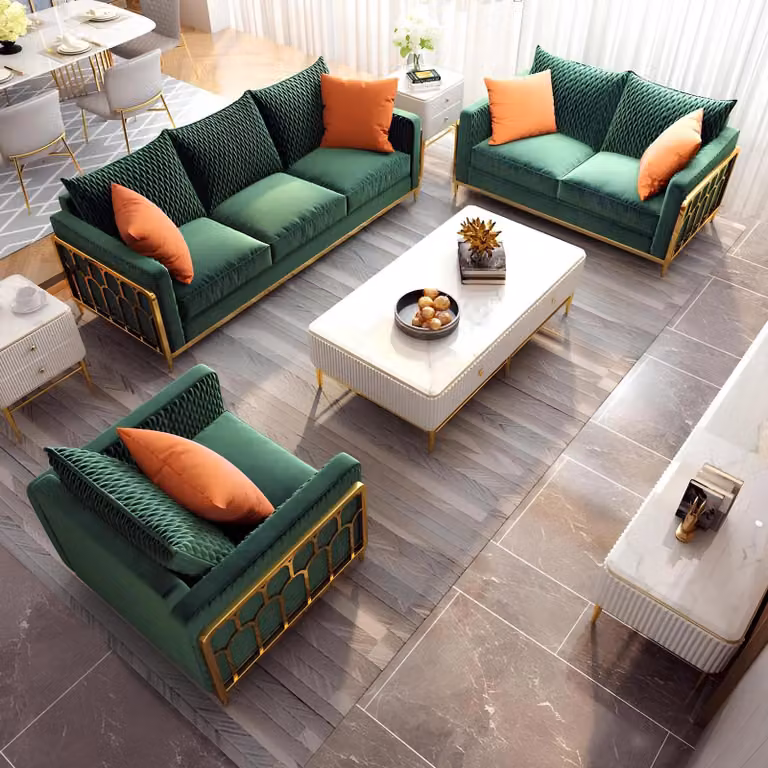 Sofa Leder Couch Polster Sitz 3+1 Sitzer Garnitur Design Couchen Sofas Gruppe