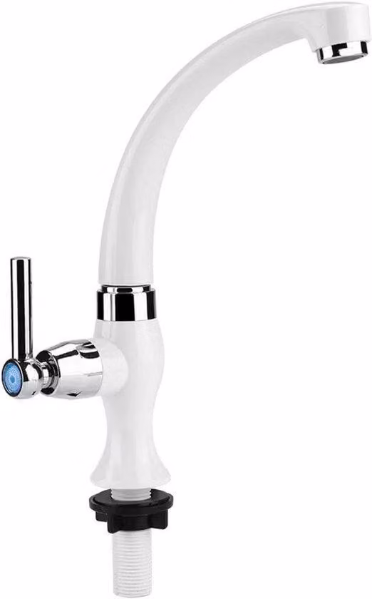 Rubinetto per acqua fredda - Cucina - Miscelatore monocomando - Bagno - Stampaggio a iniezione - Plastica ABS - Accessori - G1/2 - Adatto per - Rubinetto - Lavabo - Piastra del manubrio rettangolare