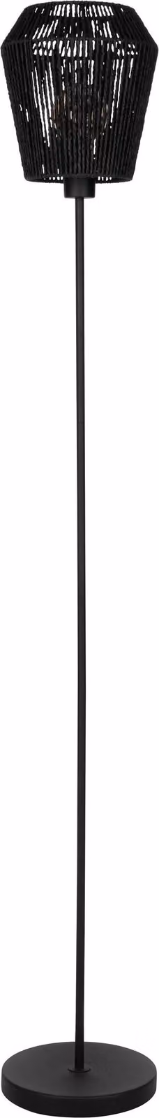 PERSLEY Lampada da terra Lampada da terra - H155,5 x Ø22 cm - nero - 1X60W escl. - IP20