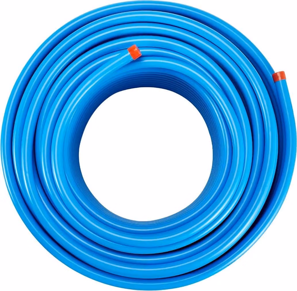 Kit linea compressore aria 3/4'' x 300FT Sistema di tubazioni aria in HDPE/alluminio Blu