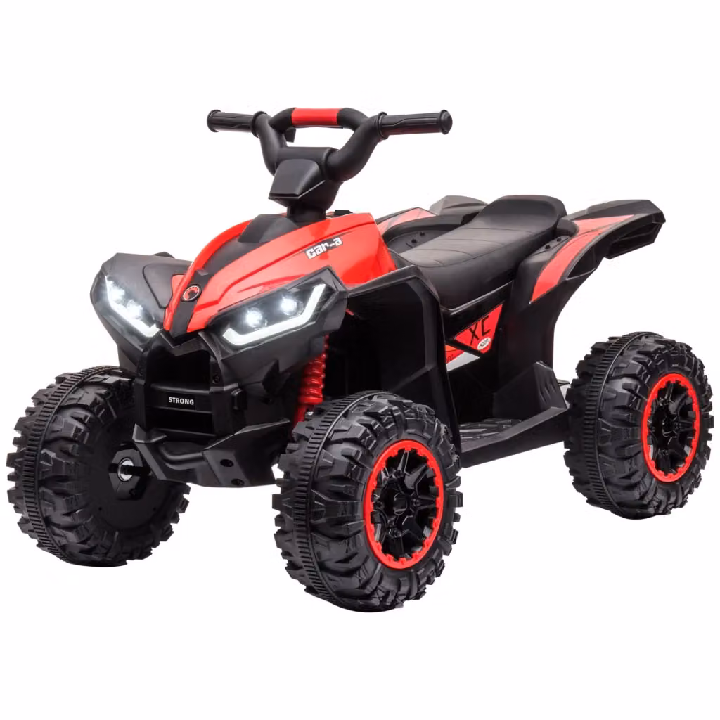 Quad Elettrico XYLO per Bambini 12V Rosso con Luci, Suoni e 2 Velocità – 2