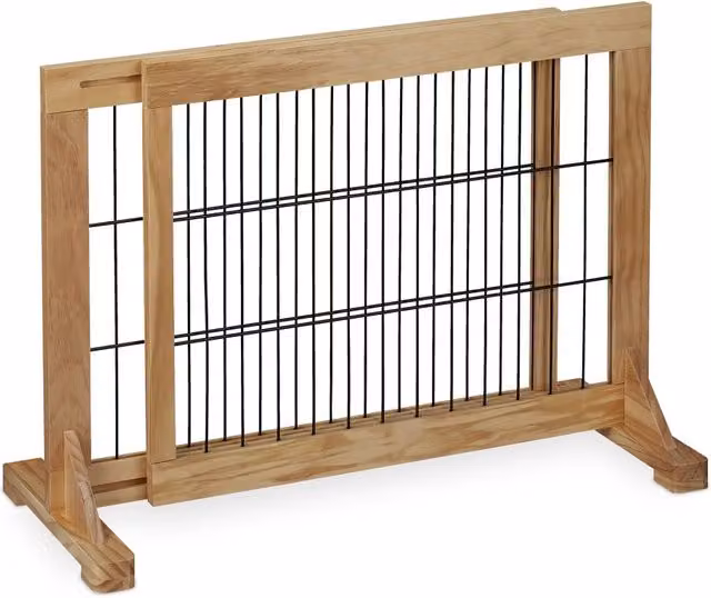 Barriera di sicurezza estensibile regolabile per bambini e animali 75 x 85 cm in PVC bianco 13_0011110